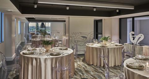 interior view of wedding venue