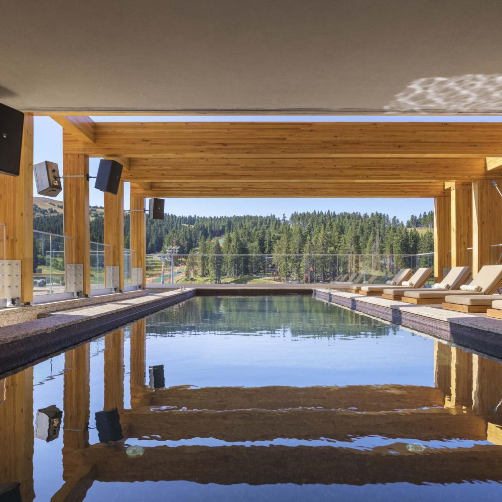 exterior pool at Viceroy Kopaonik