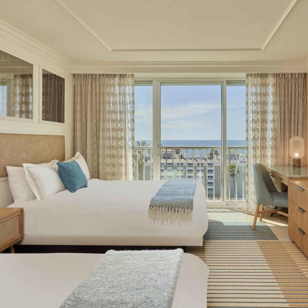 Two queen beds in a room at Viceroy Santa Monica