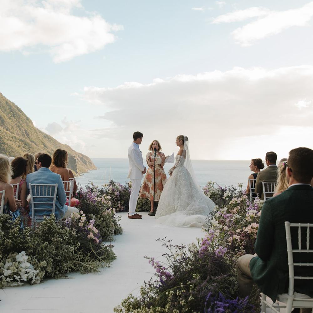 Une cérémonie de mariage 