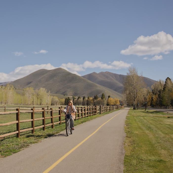 andar de bicicleta