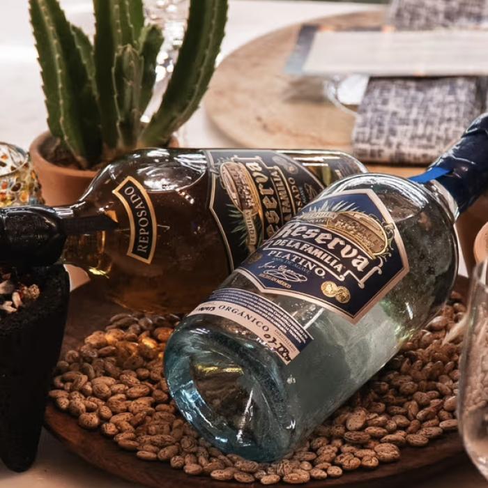 An array of Mexican spirits