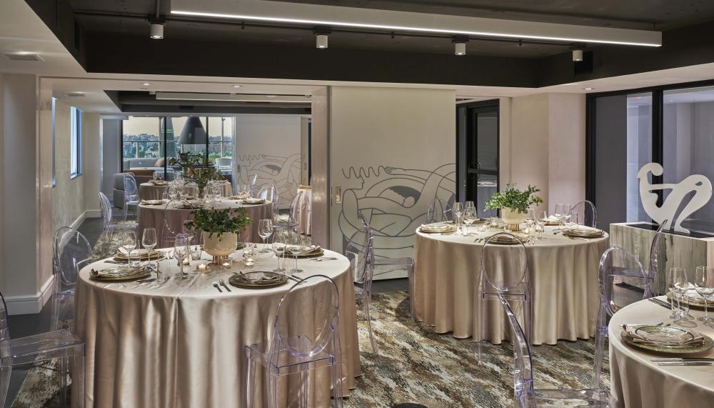 interior view of wedding venue