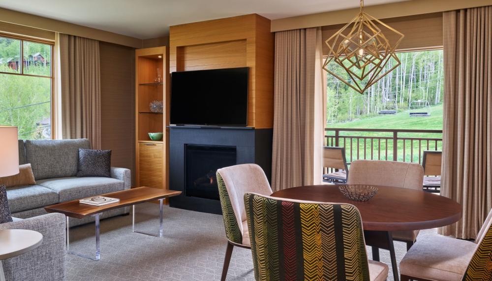 interior of living room in two bedroom suite