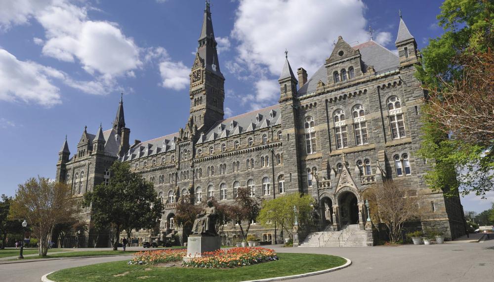 A stately university.