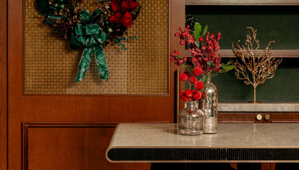 decor in the hotel saloon