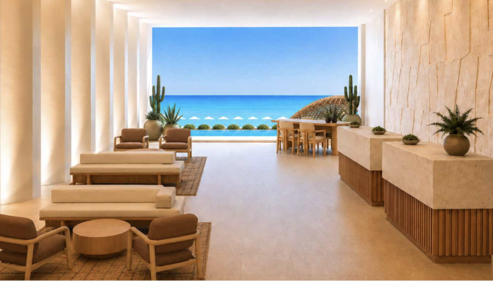 Viceroy Los Cabos lobby rendering