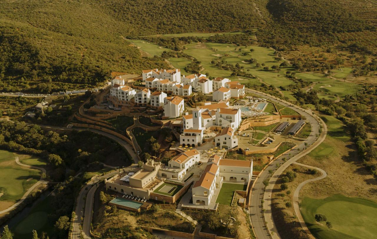 Overhead Resort View