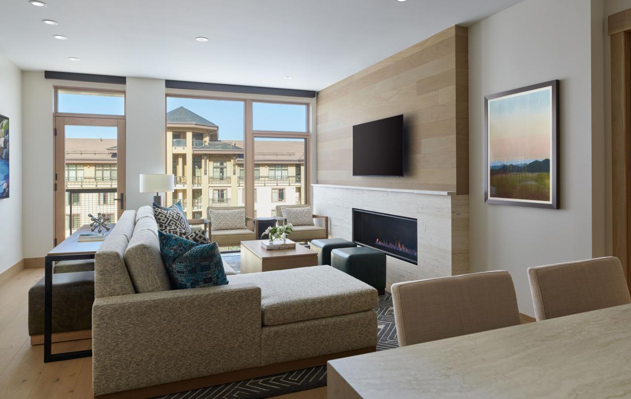 interior of one bedroom premium residence living area