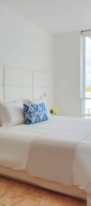 los cabos waterside villa king sized bed in primary bedroom