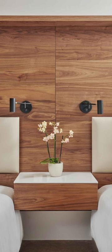 los cabos ocean front villa bedside table