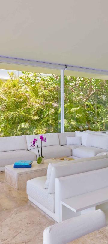 los cabos three bedroom casita indoor living area with TV
