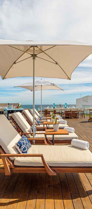 los cabos ocean view penthouse outdoor lounging space