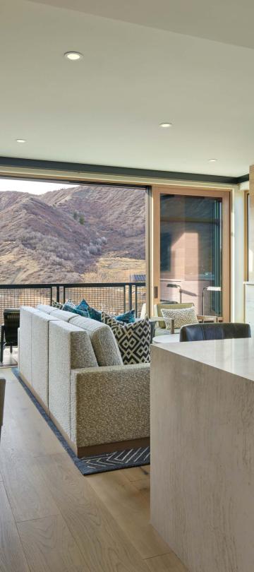 cirque two bedroom den residence dining and living area