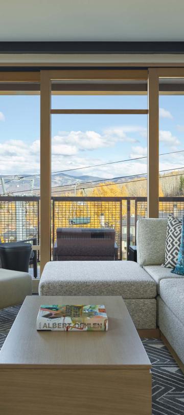 cirque two bedroom den residence living room view