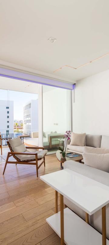 interior view of dining area in One Bedroom Suite 