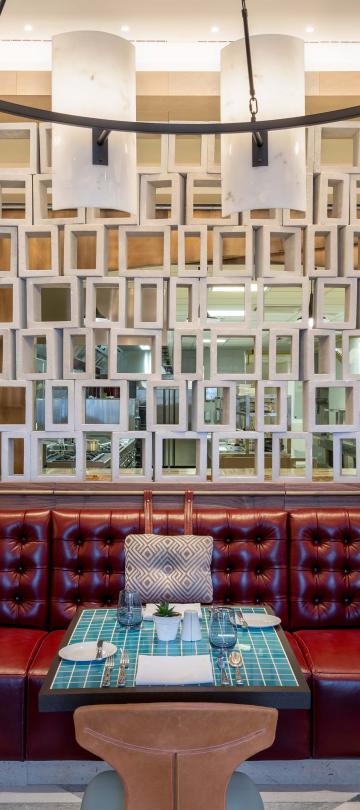 empty seating area in Mountain Kitchen 