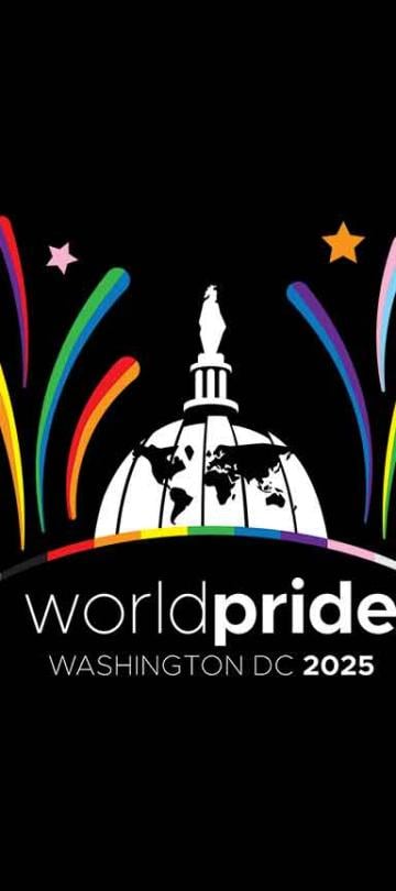 2025 World Pride poster for Washington DC