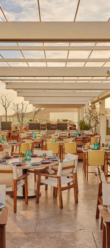 The dining room at Cielomar