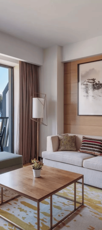 The living space of a suite at Viceroy Kopaonik Serbia