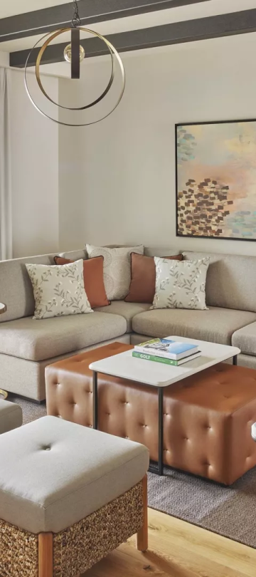 The living space of a residence at Ombria Algarve
