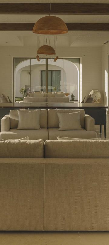 The lounge area of Ombria Kitchen