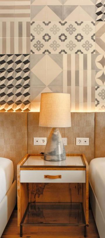 Two beds in a warm bedroom in two bedroom residence at Viceroy Ombria Algarve