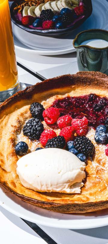A dutch baby at Sugar Palm