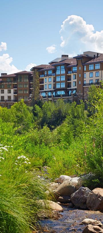 Viceroy Snowmass view from a brook.