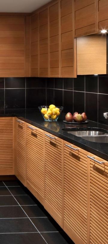 A beautiful kitchen in a pinnacle two bedroom residence at Viceroy Snowmass