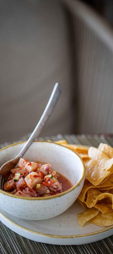 A ceviche dish from Bonté
