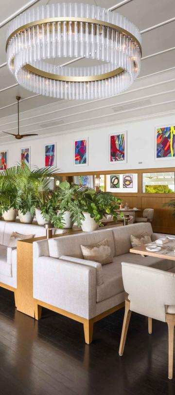 The dining room at Saltwood restaurant