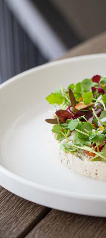 Rice cake dish at Saltwood Restaurant