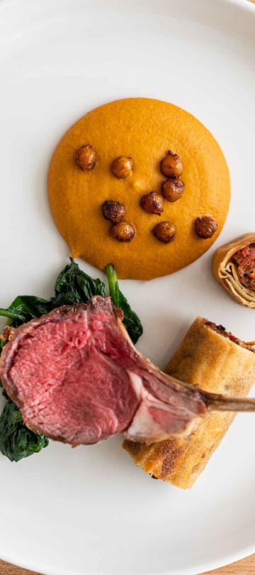 Steak dish at Saltwood Restaurant