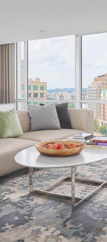 A room at Viceroy Zena Washington DC with a view of the city