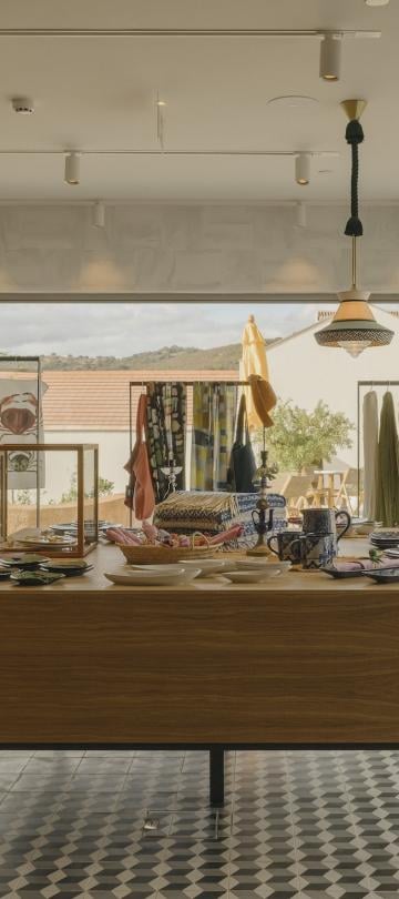 interior view of retail shop