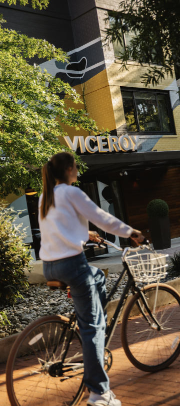 girl biking