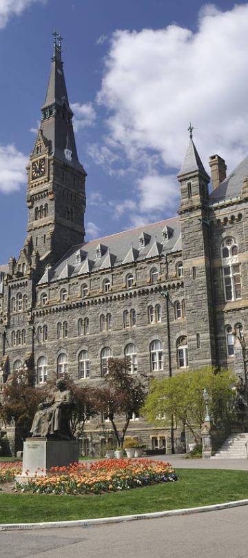 A stately university.