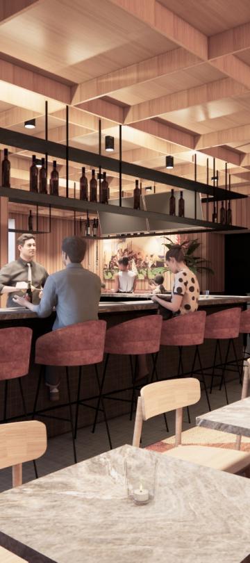 restaurant rendering