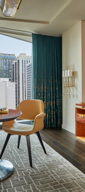 Suite de un dormitorio con vistas al lago