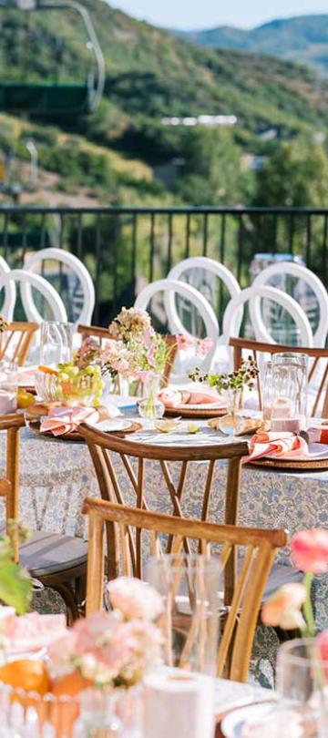 Summer Wedding Reception Table