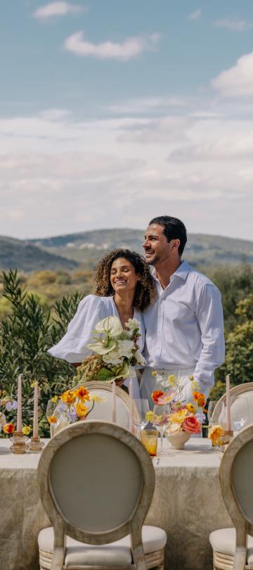 couple at wedding