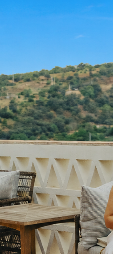 Terrasse sur le toit du Bellvino
