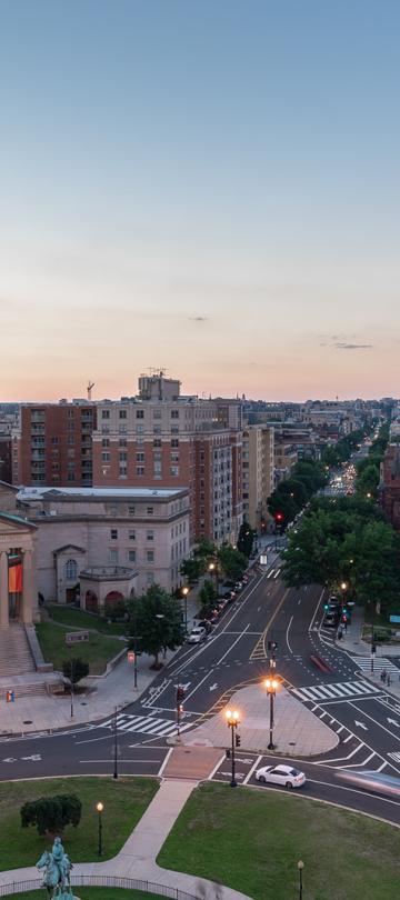 view of DC from the circle view room