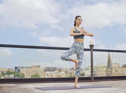 washington dc elevated morning flow yoga