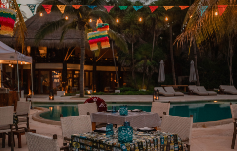 poolside