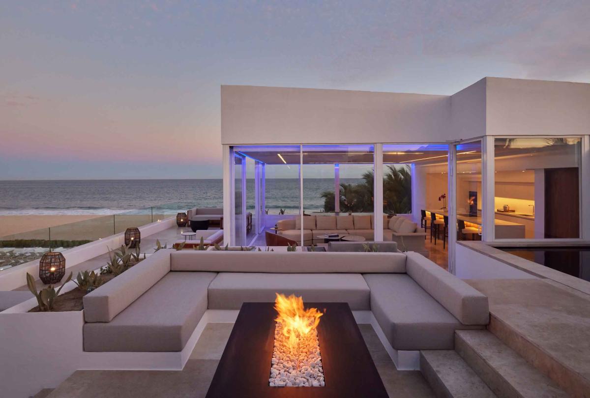 los cabos five bedroom ocean front villa balcony