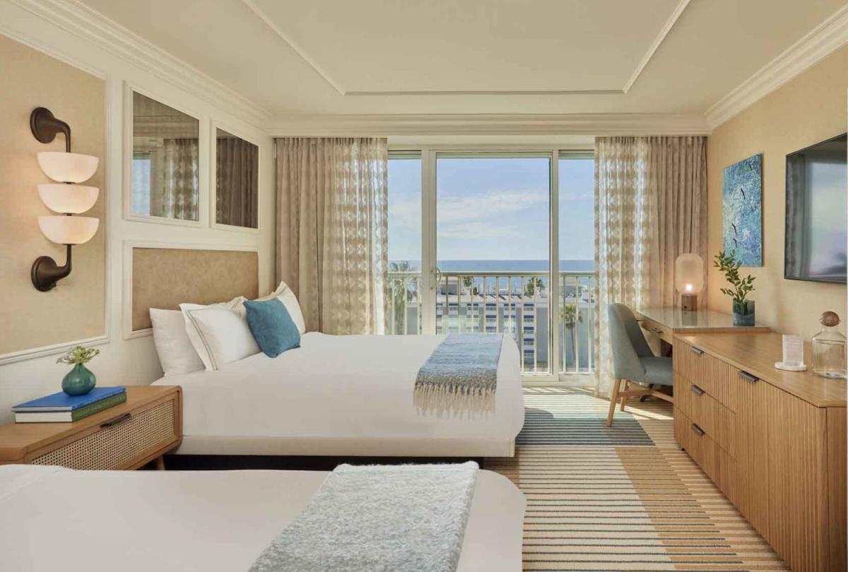 Two queen beds in a room at Viceroy Santa Monica