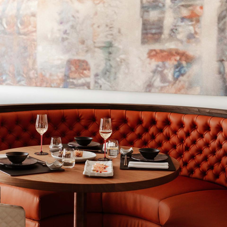 booth seating area at Peroko 