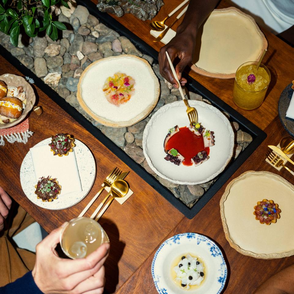 Table of food